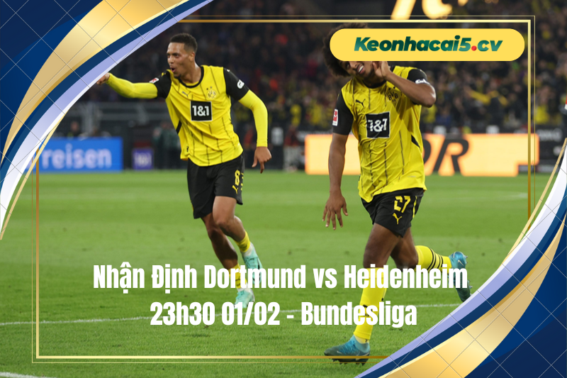 Đội hình dự kiến trước trận Dortmund vs Heidenheim